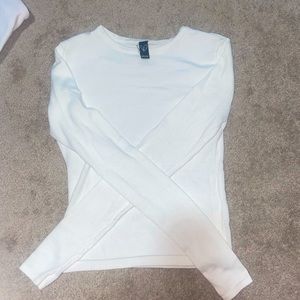 WINDSOR white long sleeve